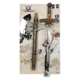 Comandă acum Set sabie si topor cu sunete, Paladin, Voice Knight
