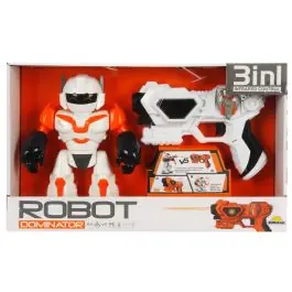 Preț mic Robot interactiv 3 in 1 cu pistol, Sunman, Dominator
