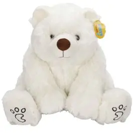 Reducere extra Jucarie de plus, Puffy Friends, Urs Polar, 48 cm