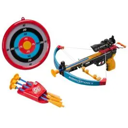 Set arbaleta de jucarie, King Sport, cu ventuze si infrarosu Expediere rapidă