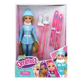 Livrare expres Papusa cu echipament de schi, Dreameez, 30 cm