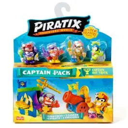 Super ofertă Set 4 figurine, Piratix, Golden Treasure, Captain Hat Trick