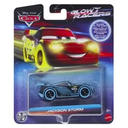 Masinuta din metal, Disney Cars, Glow Racers, Jackson Storm, HPG82 Livrare rapidă