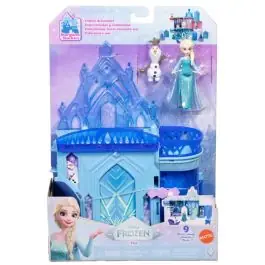 Preț promoțional Set de joaca cu papusa, Disney Frozen, Palatul de gheata al Elsei, JDP63