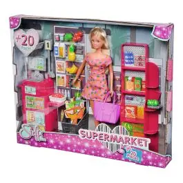 Set de joaca, Papusa Steffi Love, La Supermarket Preț mic
