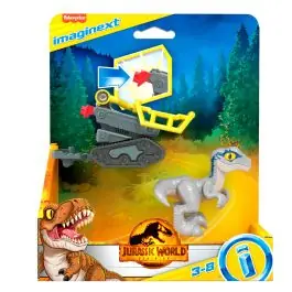Preț mic Figurina dinozaur si accesoriu, Imaginext Jurassic World, Baby Beta, HKG16
