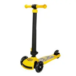 Mai ieftin Trotineta pliabila cu 3 roti si lumini, Pilsan, Power Scooter, Galben