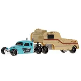 Camion cu remorca Hot Wheels, Bugcation, HMF98 Ofertă limitată