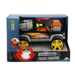 Camioneta cu Lumini si Sunete, Maxx Wheels, Negru, 23 cm Nu rata