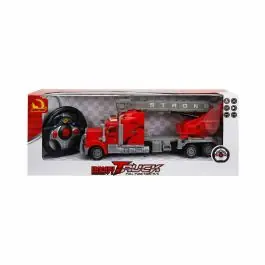 Disponibil imediat Camion cu macara si telecomanda, Suncon, 1 32, Rosu