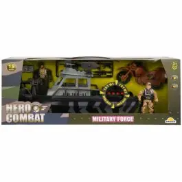 Comandă acum Set nava militara si motocicleta cu figurine, Hero Combat