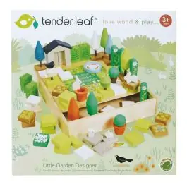 Ofertă Mica gradina din lemn premium, Tender Leaf Toys, 67 piese