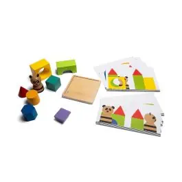 Reducere specială Joc de logica Panda puzzle, BS Toys