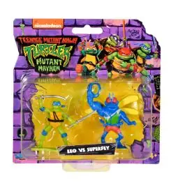 Preferatul clienților Set 2 mini figurine, Testoasele Ninja, Leo Vs Superfly