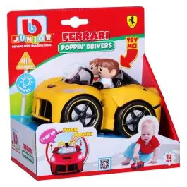 Lichidare de stoc Primul meu Ferrari, Bburago, Poppin Drivers, Galben