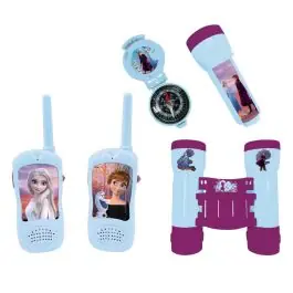 Ieftin Set Walkie Talkies, binoclu si busola, Lexibook, raza de transmisie 120 m, Frozen
