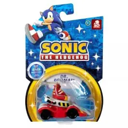 Lichidare de stoc Masinuta din metal cu figurina, Sonic the Hedgehog, Dr. Eggman, 1 64