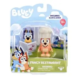 Set 2 figurine, Bluey, Fancy Restaurant Reduceri