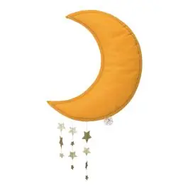 Cel mai bun preț Decoratiune Picca Loulou, Luna cu stele aurii, 45 cm