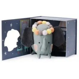 Ofertă limitată Jucarie de plus in cutie cadou, Picca Loulou, Elefant, 18 cm