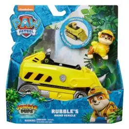 Cel mai bun preț Masinuta cu figurina Paw Patrol, Jungle Pups, Rubble, 20143427