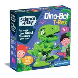 Noutate Kit de constructie, Clementoni, Science and Play, Robotul Dino T-Rex
