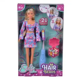 Set de joaca cu papusa Steffi Love, Hair Beads Livrare rapidă