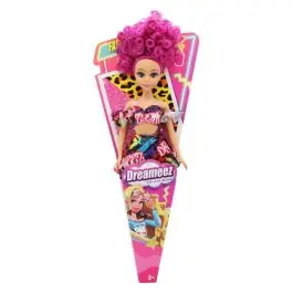 Plată sigură Papusa fashion cu par roz, Dreameez, 33 cm