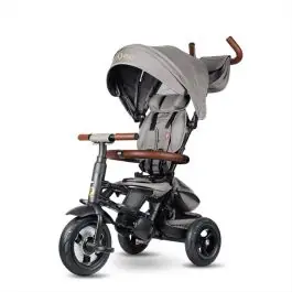 Tricicleta pliabila, Qplay Rito Deluxe, Gri Reducere extra