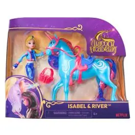 Noutate Set papusa Isabel si unicornul River, Unicorn Academy, 20149005