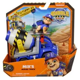 Set vehicul de constructie si figurina, Rubble & Crew, Mix si Mixing Truck, 20141510 Cumpără acum