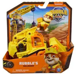 Set vehicul de constructie si figurina, Rubble & Crew, Rubble si Bulldozer, 20141511 Mai ieftin