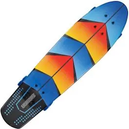 Cel mai vândut Penny Board, Action One, Hawaii, 26 inch, Aluminium Truck, 100 kg, roti albastre
