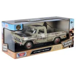 Masinuta metalica, Motormax, Weathered Treasures, 1972 Ford F-100 Pickup, 1 24 Plată sigură