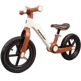 Bicicleta fara pedale, Action One Condor, roti gonflabile cauciuc, 12 inch, Maro Expediere rapidă