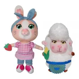 Livrare expres Set 2 jucarii de plus, Play by Play, Summer 20 cm si Betty 17 cm, Summer and Todd