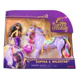 Set de joaca cu papusa, Unicorn Academy, Sophia si Wildstar, 6066838 Popular
