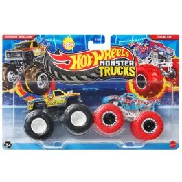 Vezi acum Set 2 masini Monster Truck, Hot Wheels, Ramblin Wrecker vs Totaled, JCC67