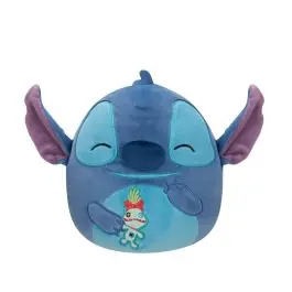 Jucarie de plus, Squishmallows, Disney Stitch cu Scrump, 25 cm Premium