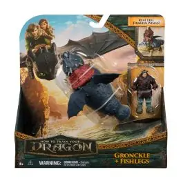 Set de joaca, DreamWorks Dragons, Gronckle si Fishlegs, 20151276 Ofertă specială