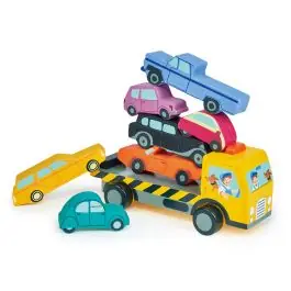 Masinute suprapuse, din lemn premium, Tender Leaf Toys Super ofertă