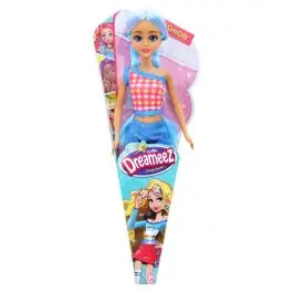 Reducere de preț Papusa fashion cu par albastru, Dreameez, 33 cm