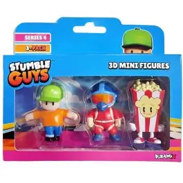Ofertă limitată Set 3 mini figurine 3D, Stumble Guys, S4