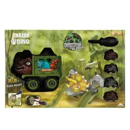 Set de joaca cu vehicule, Crazoo Dino, 27 de piese Reducere specială