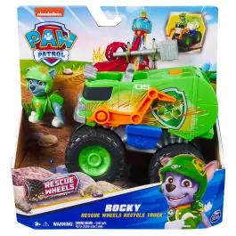 Cel mai bun preț Vehicul cu figurina Rocky, Paw Patrol, Rescue Wheels Recycle Truck, 6069331