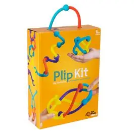 Cumpără acum Kit de constructie din silicon flexibil, Fat Brain Toys, Plip Kit, 46 piese