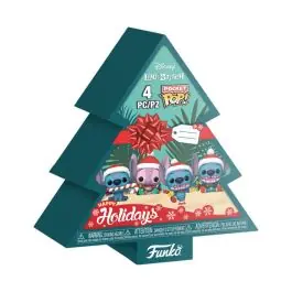 Set 4 figurine, Funko, Pocket Pop, Disney Lilo&Stitch Happy Holiday Reducere