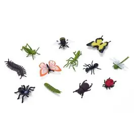 Promoție Set 12 mini figurine, Mojo, Insecte si Paianjeni