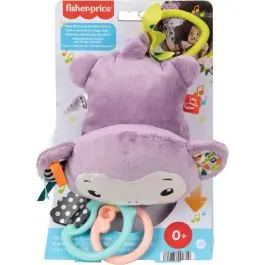 Retur ușor Jucarie pentru carucior, Fisher Price, On-the-Go, Purple Monkey, JFF02