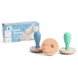 Stampile din lemn pentru nisip, BS Toys Cumpărături sigure